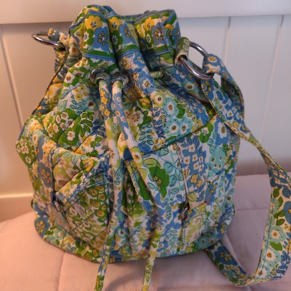Vera Bradley Floral Drawstring Purse - Picture 4 of 6
